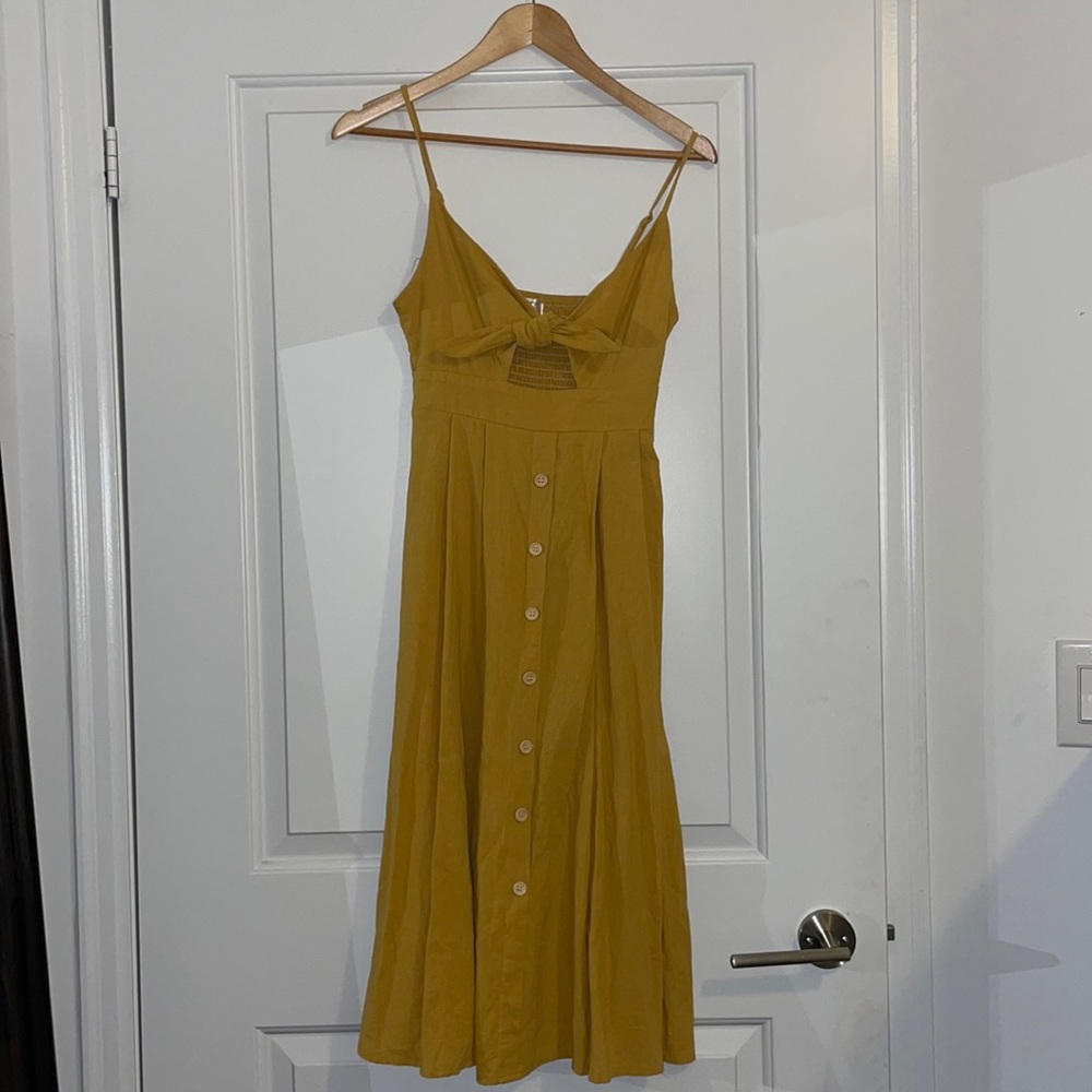 Yellow summer dress